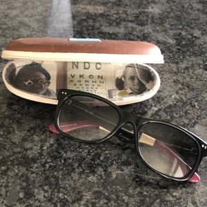 Toms Sunglasses - black with purple stripe